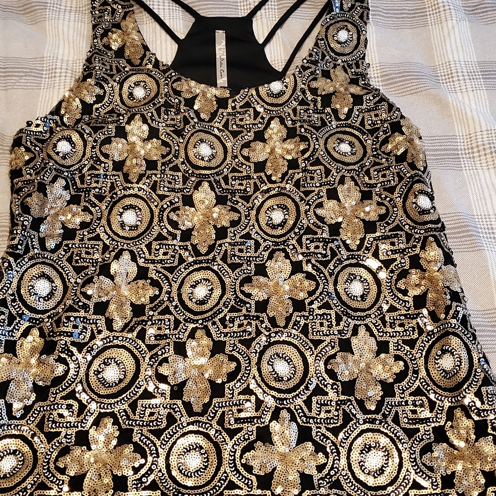 Sequin Racer back